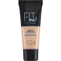 Maybelline Fit Me Matte + Poreless Foundation #124 Soft Sand