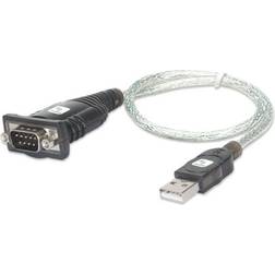 Techly USB A-Seriell RS232 0.4m