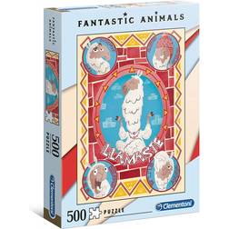 Clementoni Fantastic Animals Llamaste 500 Pieces