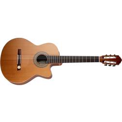 Höfner HM65-Z-CE 4/4 Natural Chitarra Classica per Concerto con Preamplificatore