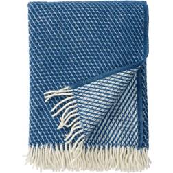 Klippan Yllefabrik Velvet Couverture Bleu (200x130cm)