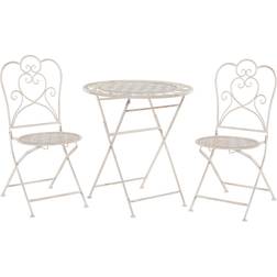 Beliani Trieste Caféset, 1 Bord inkl. 2 Stolar