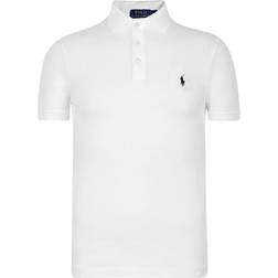 Polo Ralph Lauren Slim Fit Stretch Mesh Polo Shirt - White