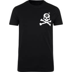Philipp Plein Skull Round Neck SS T-shirt - Black/White