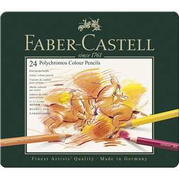 Faber-Castell Polychromos Colour Pencils Tin 24-pack