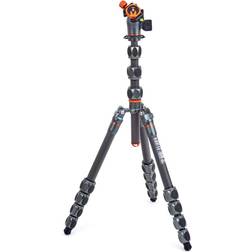 3 Legged Thing Albert 2.0 5-Section CF Tripod with AirHed Pro, Bronze/Blue