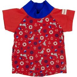 ImseVimse Swim & Sun T-shirt - Red Marine