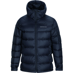 Peak Performance Frost Down Hooded Jacket - Navy Blue