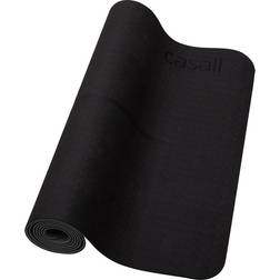 Casall Yoga mat position 4mm Black/Grey, Unisex, Apparatuur, Trainingsapparatuur, Yoga, Zwart/Grijs, ONESIZE