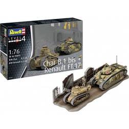 Revell Char. B.1 Bis & Renault FT.17 1:76