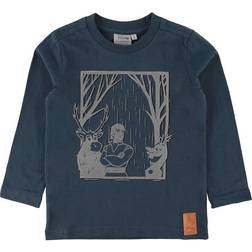 Wheat Disney Frozen Reflective T-shirt - Midnight Navy