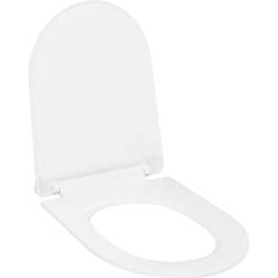 vidaXL Toiletbril Soft-Close Met Quick-Release Ontwerp Wit