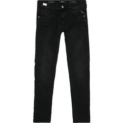 Replay Anbass Hyperflex Re-Used Jeans - Black