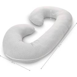 Pharmedoc C-shape Pregnancy Pillow