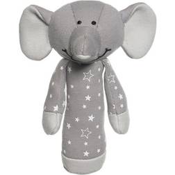 Teddykompaniet Diinglisar Organic Stars Rattle Elephant 15cm