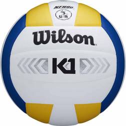 Wilson Ballon volleyball K1 Silver Blanc