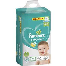 Pampers Baby Dry Nappies Size 4 9-14kg 132pcs