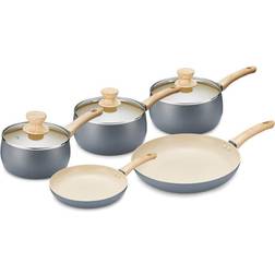 Tower Scandi Juego de utensilios de cocina con tapa 5 Piezas