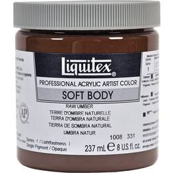 Liquitex Professional Soft Body Acrylic Paint Raw Umber 237ml