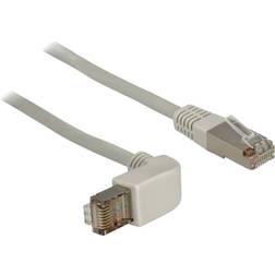 DeLock S/FTP Cat5e RJ45 (angled) 1m