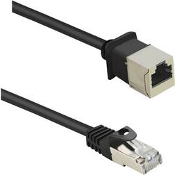 Renkforce RJ45-RJ45 F/UTP Cat5e M-F 0.5m