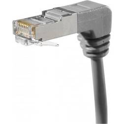 EXC Angled RJ45-RJ45 F/UTP Cat5e 3m