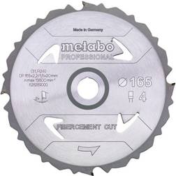 Metabo Accessoires Cirkelzaagblad "Fibercement Cut Prof" 160x20mm Z4 DFZ 5 628287000