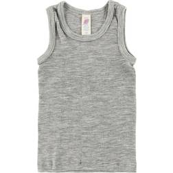 ENGEL Natur Fine Rib Sleeveless Shirt - Light Grey Melange (708000)