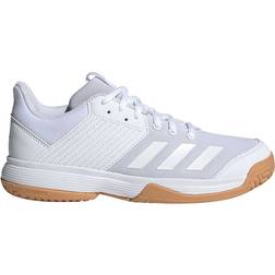 adidas Kid's Ligra 6 - Cloud White/Cloud White/Gum