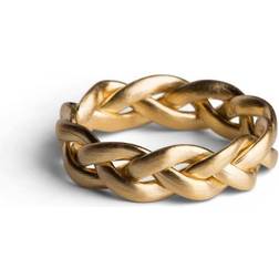 Jane Kønig Big Braided Ring - Gold