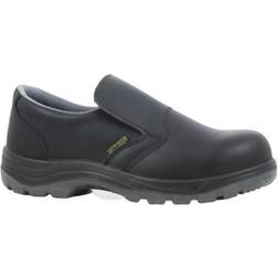 Safety Jogger S3 Chaussures de Sécurité Hommes avec Embout en Acier X0600 Chaussure de Travail Antidérapante Femmes, Sabot de Sécurité en Cuir, Antibactérien, Résistant à l’Eau, Noir