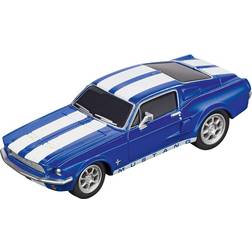 Carrera GO! voiture de course Ford Mustang'67 1:43 bleu