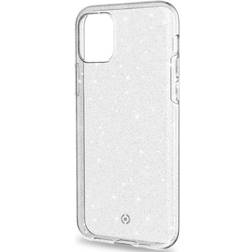 Celly Sparkle Cover per iPhone 11 Bianco