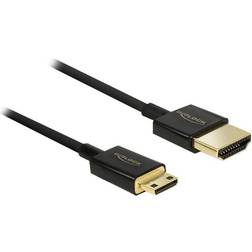 DeLock Slim Premium HDMI - HDMI Mini 0.5m