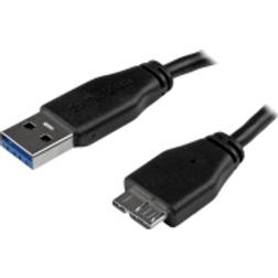 StarTech SuperSpeed Slim USB A - USB Micro-B 3.0 1.6ft