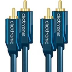 ClickTronic Casual 2RCA - 2RCA 1m
