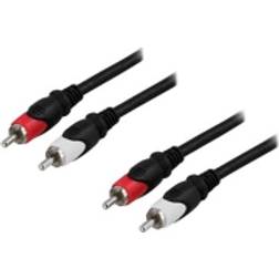 Deltaco 2RCA - 2RCA M-M 0.5m