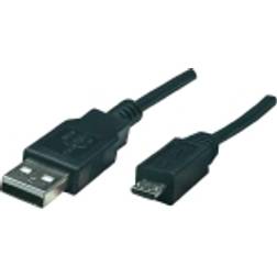 Manhattan Hi-Speed USB A - USB Micro-B 2.0 0.5m