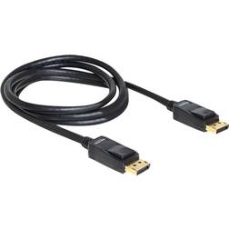 DeLock Gold DisplayPort - DisplayPort (with latches) 2m