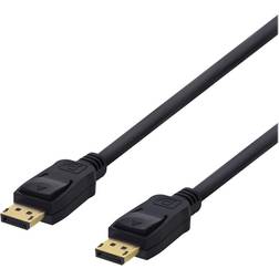 Deltaco DisplayPort - DisplayPort (with latches) 15m