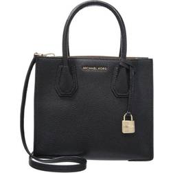 Michael Kors Mercer Medium Leather Crossbody - Black