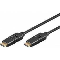 Goobay HDMI - HDMI (swivel) 1m