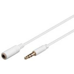 Goobay Slim 3.5mm - 3.5mm M-F 0.5m