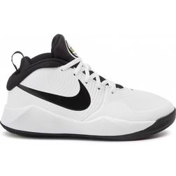 Nike Team Hustle D 9 GS - White/Volt/Black