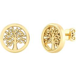 Smykkekæden Tree of Life Earrings - Gold