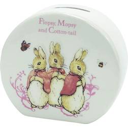 Beatrix Potter Flopsy Mopsy & Cotton Tail Money Bank