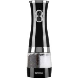 Tower Duo Electric Salt Mill, Pepper Mill 21.5cm