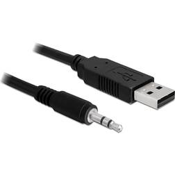 DeLock 3 pin 3.5mm-USB A 1.8m