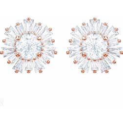 Swarovski Sunshine Earrings - Rose Gold/Transparent