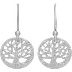 Frk Lisberg Tree of Life Earrings - Silver